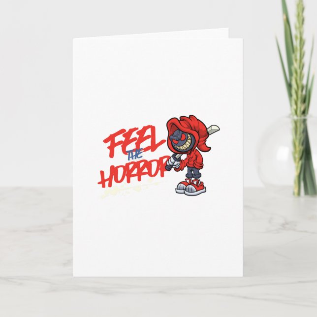 Feel the Horror Card (Front)