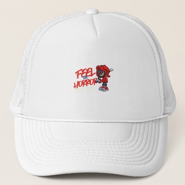 Feel the Horror Trucker Hat (Front)