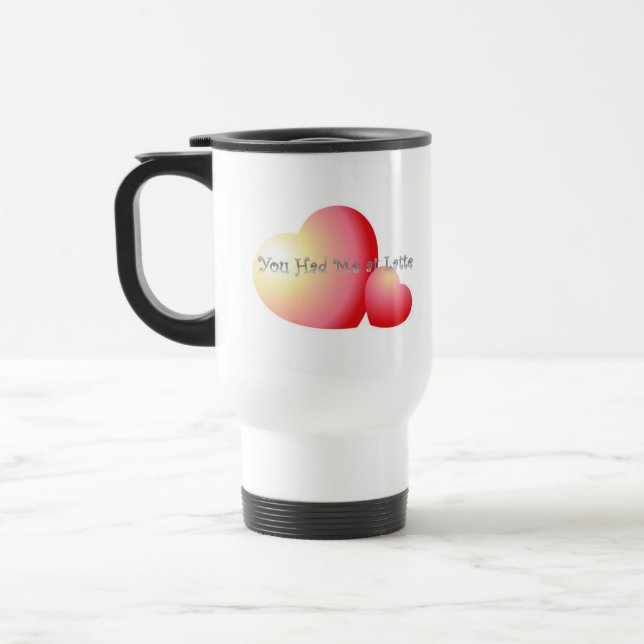 Feel the love travel mug (Left)