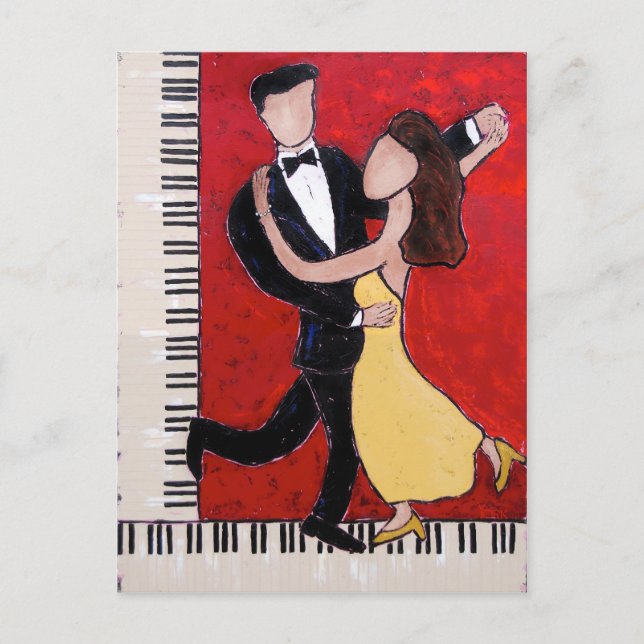 Feel the music postcard (Front)