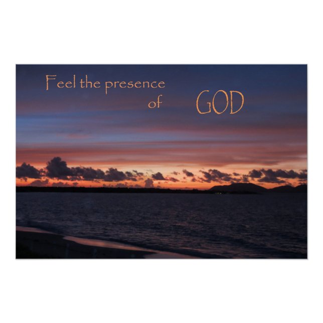 Feel the Presence of God Poster (Front)