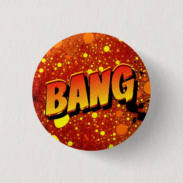 Feel the Retro Rush - Bang 3 Cm Round Badge (Front)