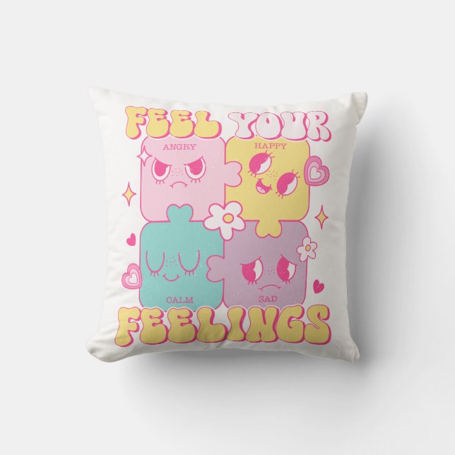 Feel Your Feelings Cushion (Front)