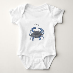 Feelin Crabby  Baby Bodysuit