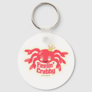 Feelin Crabby Cute Crab Key Ring