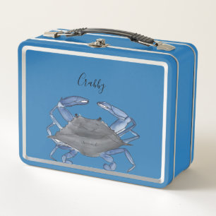 Feelin Crabby Metal Lunch Box