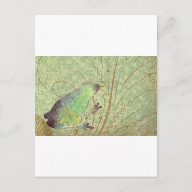 Feelin' Froggy Postcard (Front)