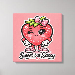 Feelin Fruity - Sweet but Sassy - Foodie Fiends Canvas Print