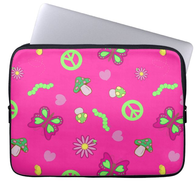 Feelin' Groovy  Laptop Sleeve (Front)