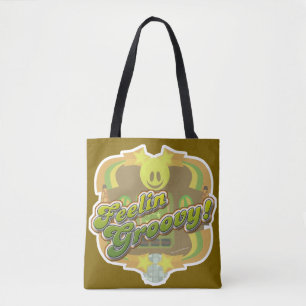 Feelin Groovy Seventies Style Disco Art Fun Tote Bag