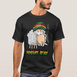 Feelin' Irie Shirt Patois Jamaica Sheep Jamaican S