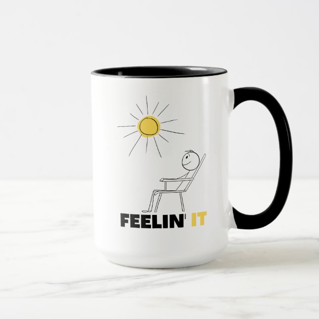Feelin' It Vacation Beach Chair Mug (Right)