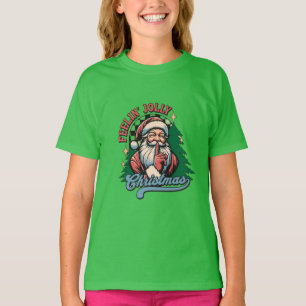 Feelin’ Jolly Christmas Santa T-Shirt
