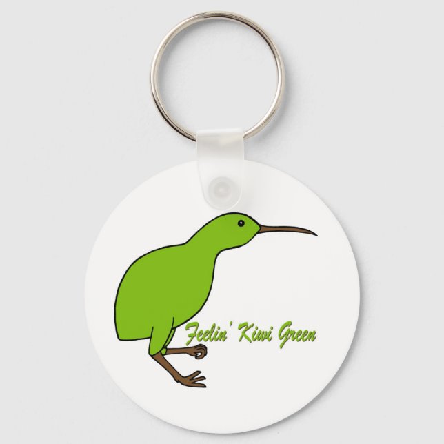 Feelin' Kiwi Green Key Ring (Front)
