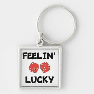 "FEELIN' LUCKY" DICE KEY RING