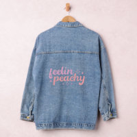 Feelin Peachy Funny Sayings Typography