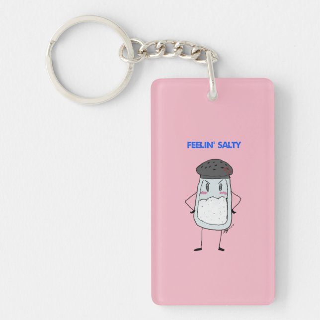 Feelin' Salty Keychain (Front)