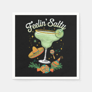Feelin' Salty Margarita Funny Cinco De Mayo Napkin
