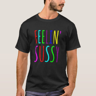 Feelin Sussy Mobile Gamer Funny Sus Imposter Crew  T-Shirt