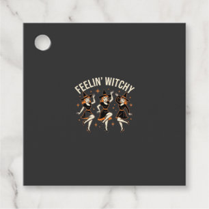 Feelin’ Witchy Halloween Witch Dance Favour Tags