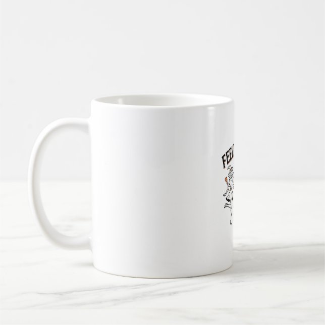 Feelin Witchy Retro Halloween Witches Coffee Mug (Left)