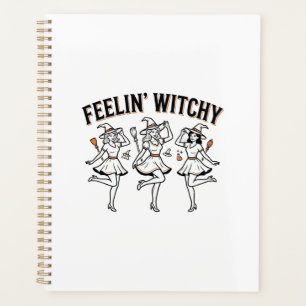 Feelin Witchy Retro Halloween Witches Planner