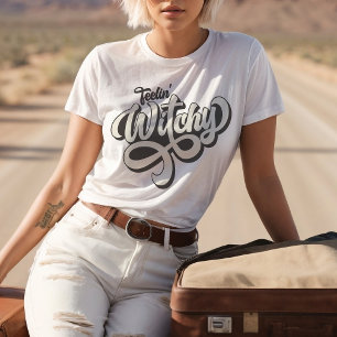 Feelin' Witchy Retro Style T-Shirt