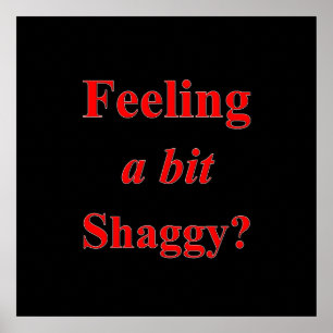 Feeling a Bit Shaggy Poster Matte