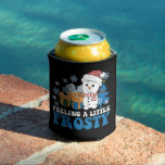 Feeling a Little Frosty Snowman Snow Christmas Can Cooler<br><div class="desc">Feeling a Little Frosty Snowman Snow Christmas</div>