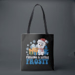 Feeling a Little Frosty Snowman Snow Christmas Tote Bag<br><div class="desc">Feeling a Little Frosty Snowman Snow Christmas</div>