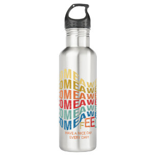 Feeling Awesome Yoga Motivational Inspirational 710 Ml Water Bottle