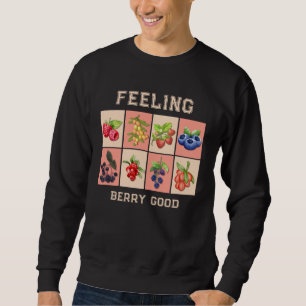 FEELING BERRY GOOD Customisable Strawberry Berries Sweatshirt