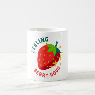 Feeling Berry Good Strawberry Sparkle Keepsake Mug