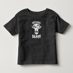 Feeling Blah Nosferatu Vampire In White Toddler T-Shirt