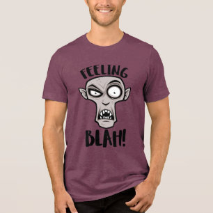 Feeling Blah Nosferatu Vampire Tri-Blend Shirt