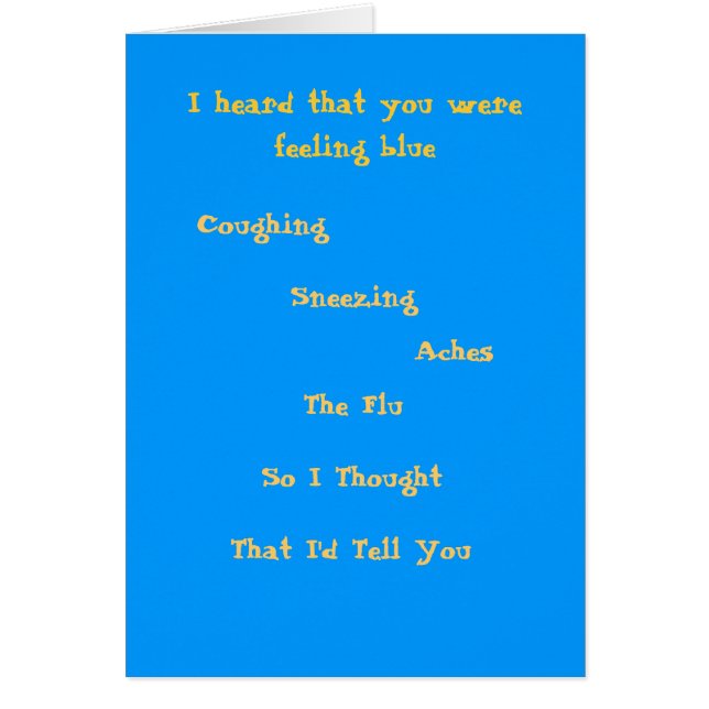 Feeling Blue (Front)