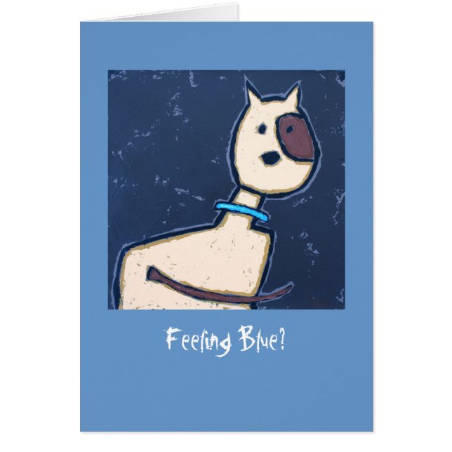 Feeling Blue? card (Front)