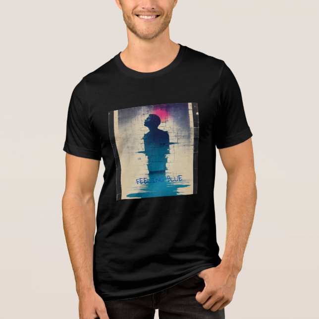 Feeling Blue – Limited Edition (2) Tri-Blend Shirt (Front)