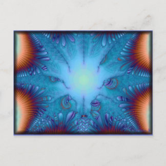 Feeling blue postcard