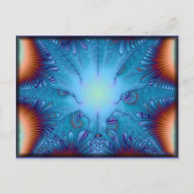 Feeling blue postcard (Front)