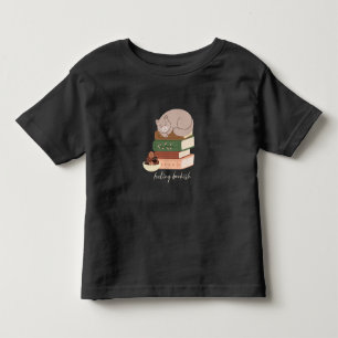 Feeling Bookish Cat Toddler T-Shirt