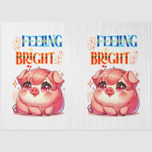 Feeling Bright Tissue Paper (Front)
