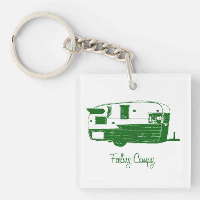 Feeling Campy keychain (Front)