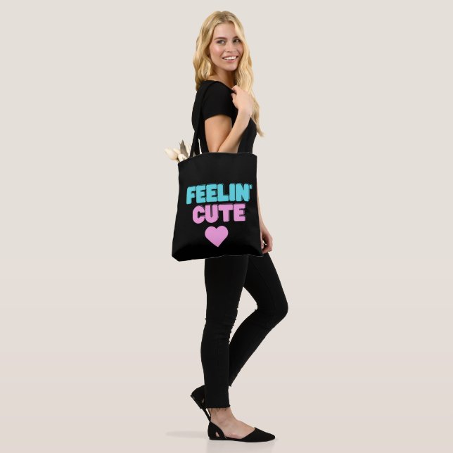 Feeling Cute Totebag Tote Bag (On Model)