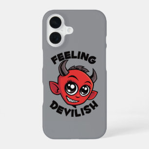 Feeling Devilish Cute Smiling Devil iPhone 16 Case