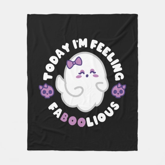 Feeling Faboolious Fleece Blanket (Front)