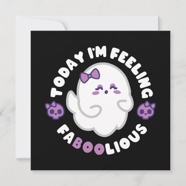 Feeling Faboolious Invitation (Front)