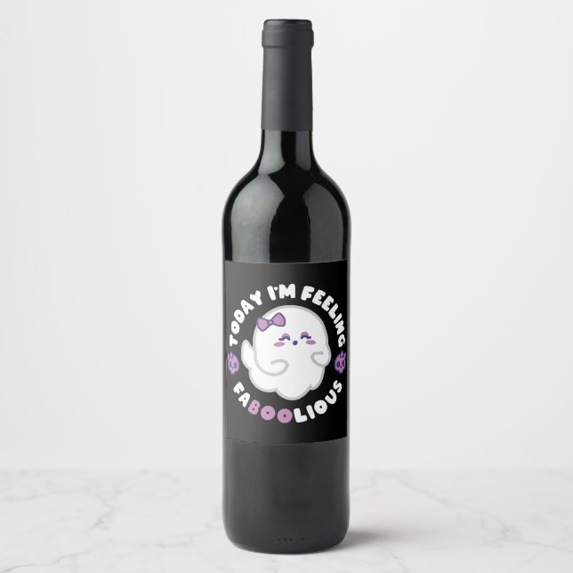Feeling Faboolious Wine Label (Front)
