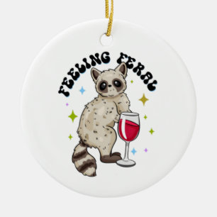 Feeling Feral Ceramic Tree Decoration