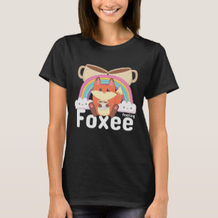 Feeling Foxee Cute Kawaii Fox Coffee T-Shirt